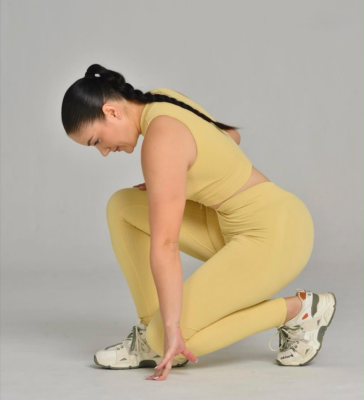 Conjunto Deportivo Ribbed Amarillo