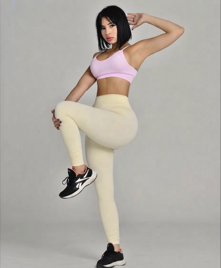 Conjunto Deportivo Ribbed Estilo Ballet