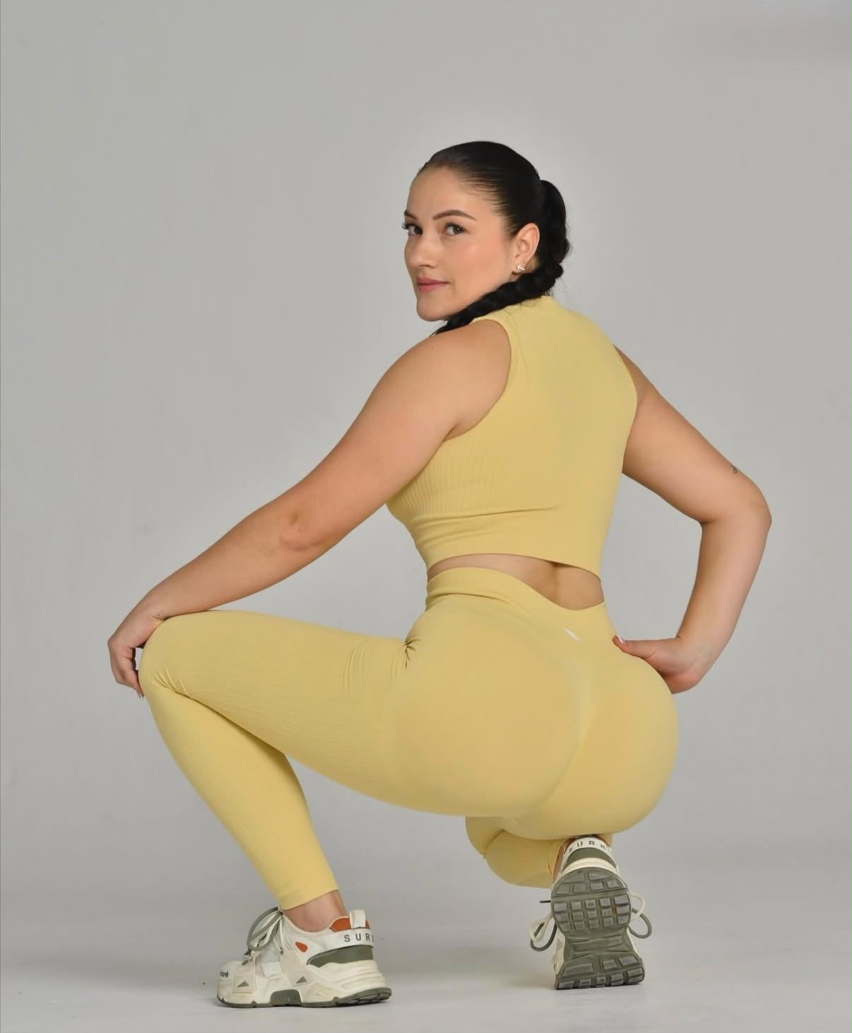 Conjunto Deportivo Ribbed Amarillo